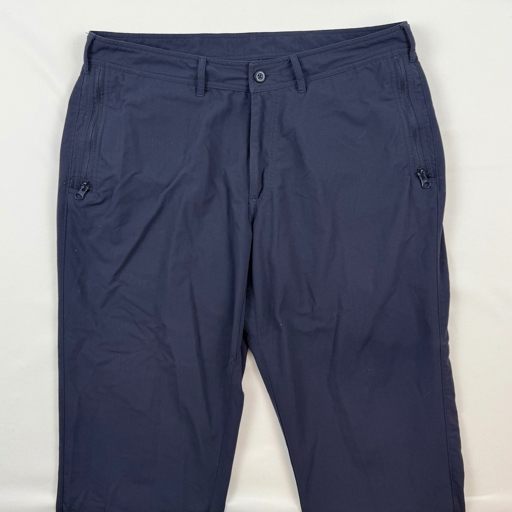 Clothing Arts P^cubed Pick-Pocket Proof Travel Pants Navy Blue 34x32 Nylon